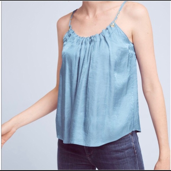 ANTHROPOLOGIE Floreat Glistened Cami Tank